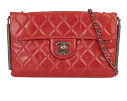 Timeless Classic Flap Bag,Calfskin,Red,DB/E,18024523,3*